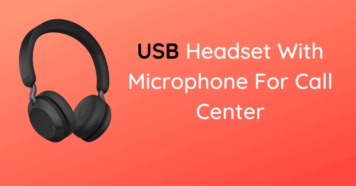 Usb Headset For call center