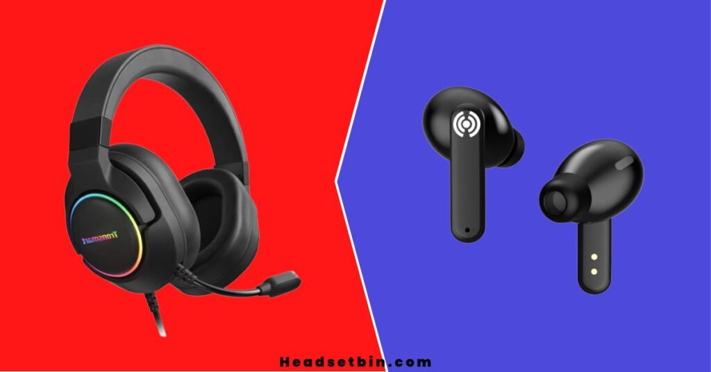 Headphones vs Earbuds || Headsetbin.com